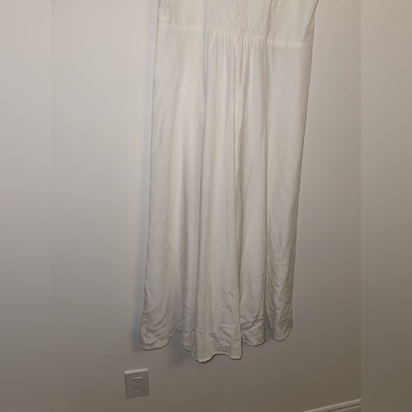 ASTR The Label White linen blend midi Pippa dress costal cowgirl medium - Picture 6 of 13